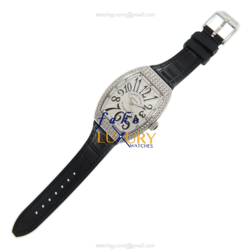 Franck Muller V 32 SC AT FO D AC.NR-WHITE Replica Watch, 32mm Automatic, White Dial, Steel & - Image 2