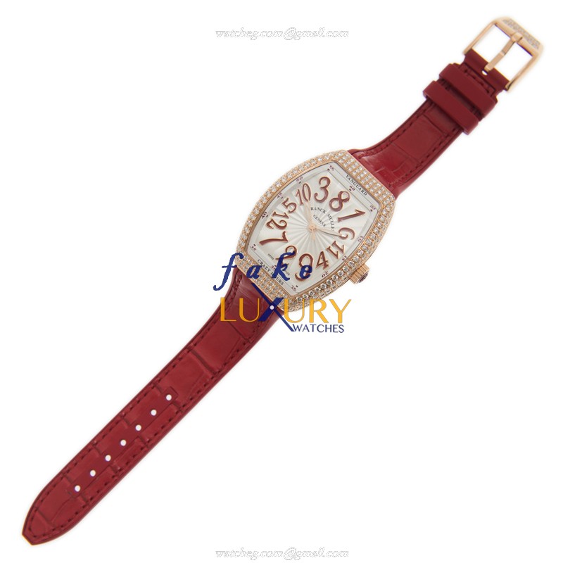 Franck Muller V 32 CH D 5N.RG Vanguard Automatic 18kt Rose Gold White Dial | Replica Watch - Image 2