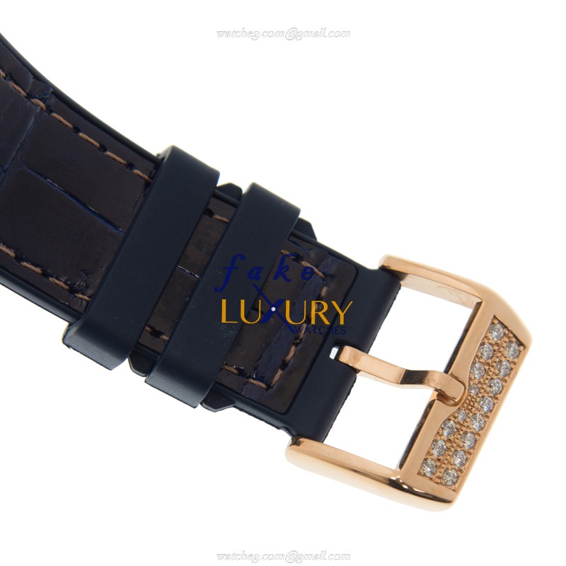Franck Muller V 45 SC DT D NBR CD YACHTING 5N.BL | Blue Dial | Automatic | Rose Gold & Diamonds - Image 4