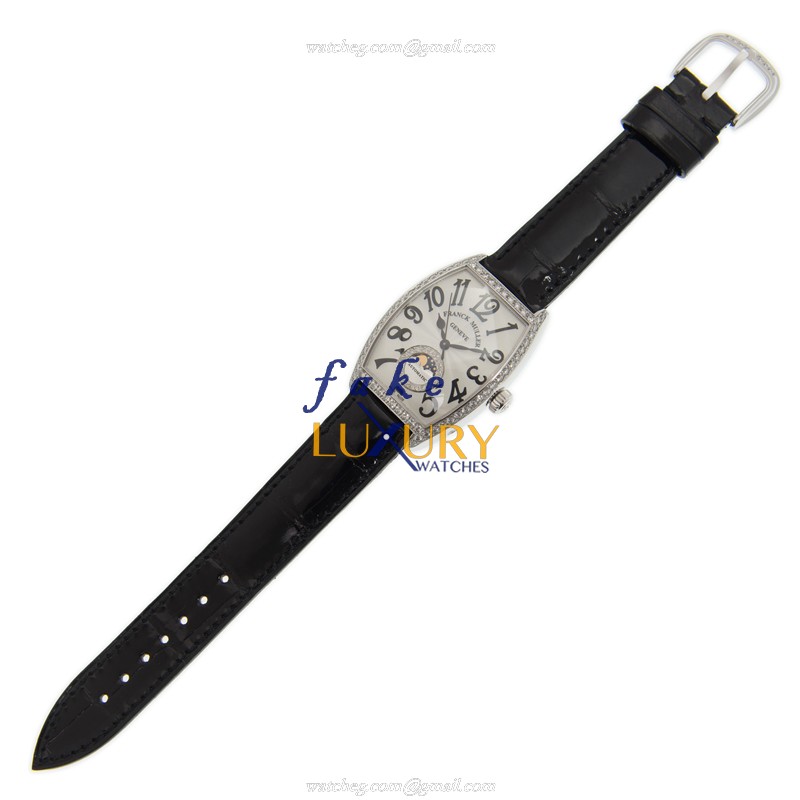 Franck Muller 2850 SC AT FO L D 1R CD 1R AC GENEVE Automatic White Dial Stainless Steel & Diamonds - Image 2