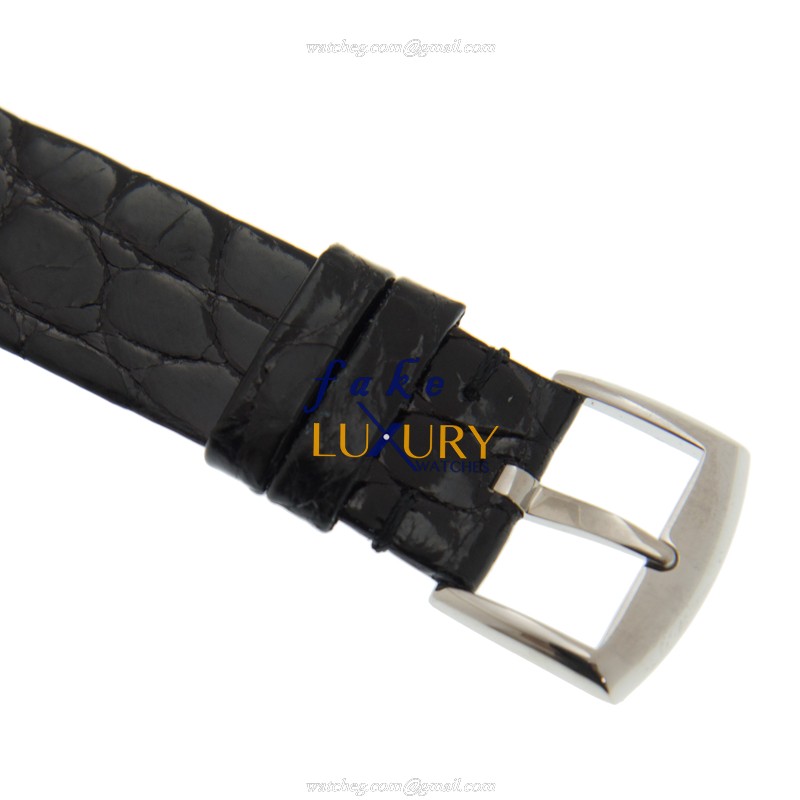 Franck Muller 5002 L QZ AC-BLACK HEART Quartz Steel Silver Dial Leather Replica Watch - Image 4