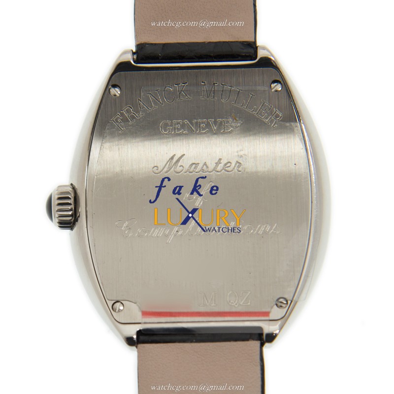 Franck Muller 5002 M QZ AC-BLACK Replica Watch, Quartz Movement, Silver Dial, Steel Case - Image 3