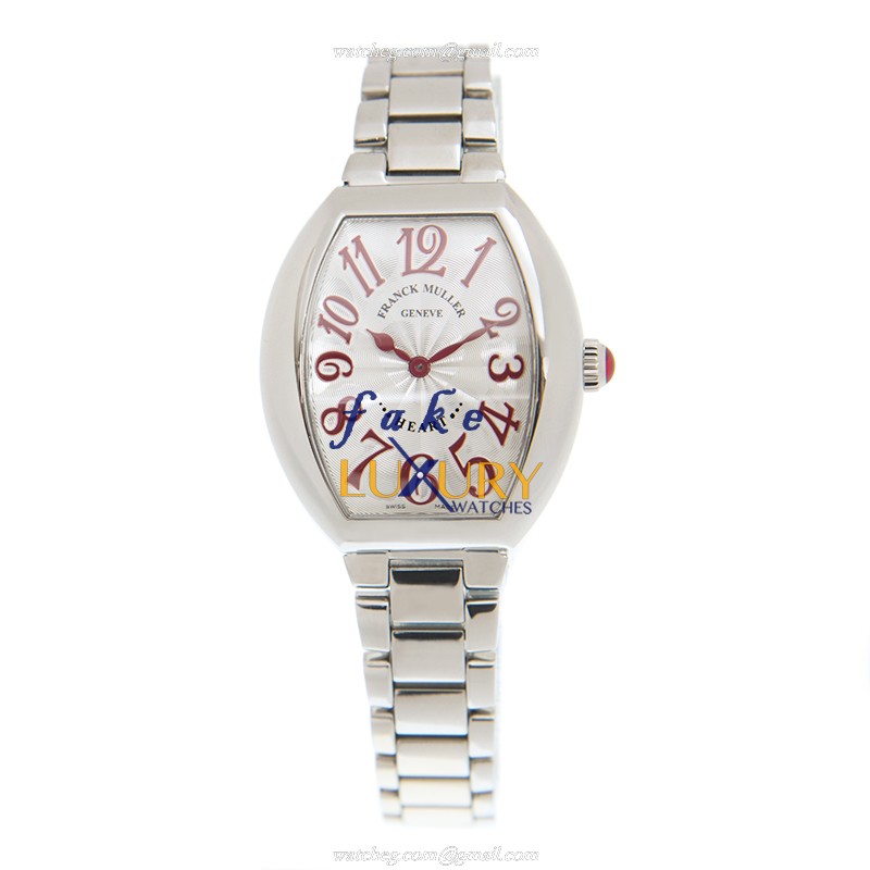 Franck Muller 5002 L QZ O AC Heart Replica Watch, Quartz Movement, Silver Dial Steel Case - Image 2