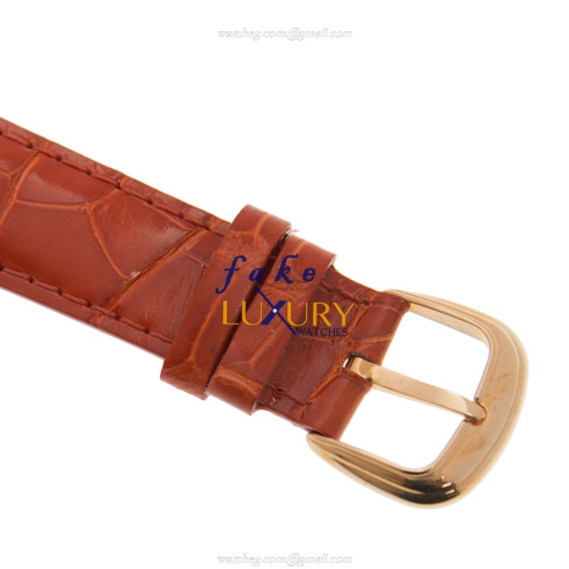 Franck Muller 5852 QZ COL DRM 5N Quartz Cintree Curvex 18kt Rose Gold Replica Watch with White Dial - Image 4