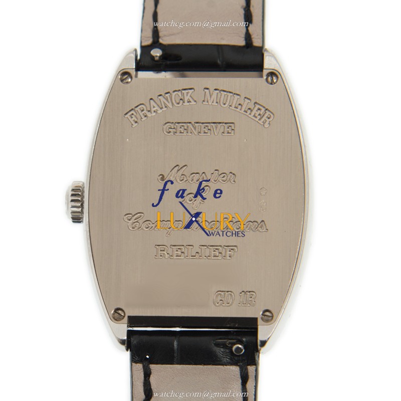 7502 QZ REL D CD 1R OG - Franck Muller Cintree Curvex Replica Watch Quartz White Dial 18kt Gold - Image 3