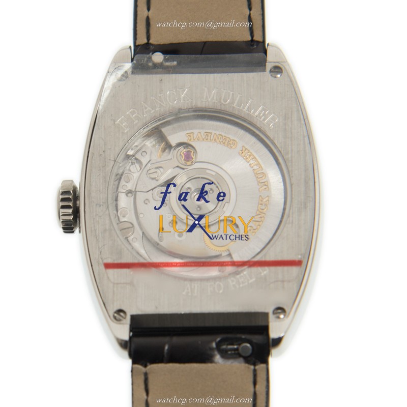 Franck Muller 7500 SC AT FO REL L AC Ladies Automatic Silver Dial Stainless Steel Replica Watch - Image 3