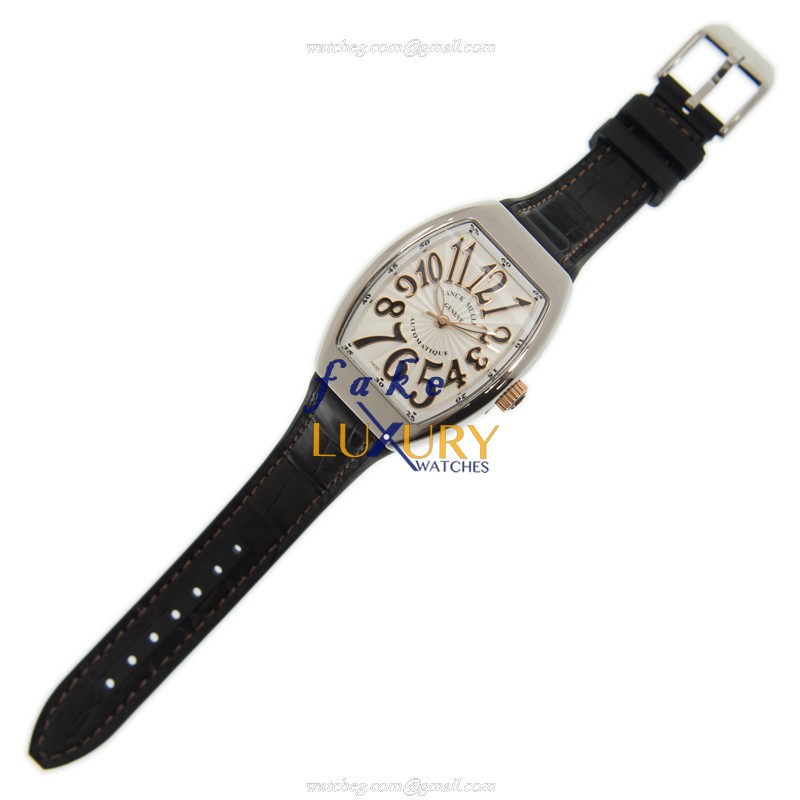 Franck Muller V32SCATFOSTGAC.NR Ladies Replica Watch, Auto Movement, White Dial, Steel Case - Image 2