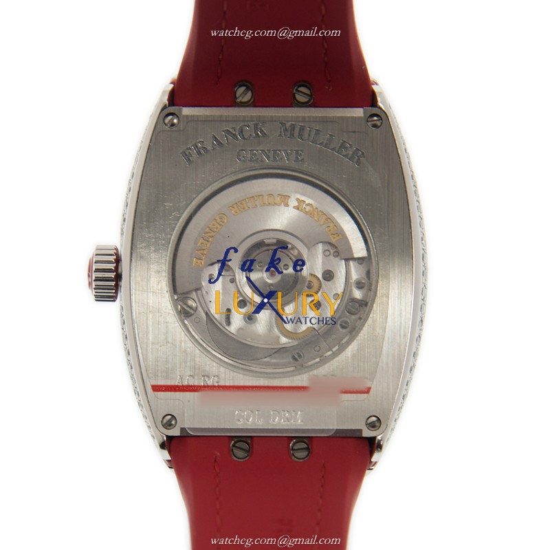 Franck Muller V32SCATFOLD COL DRM AC.RG Ladies Collection Automatic Stainless Steel & Diamond - Image 3