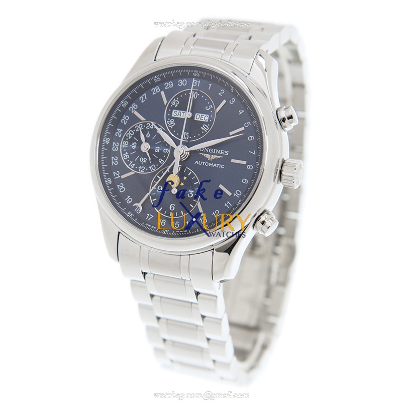 Longines L2.773.4.92.6 MASTER Blue Dial Automatic Stainless Steel Replica Watch - Image 3