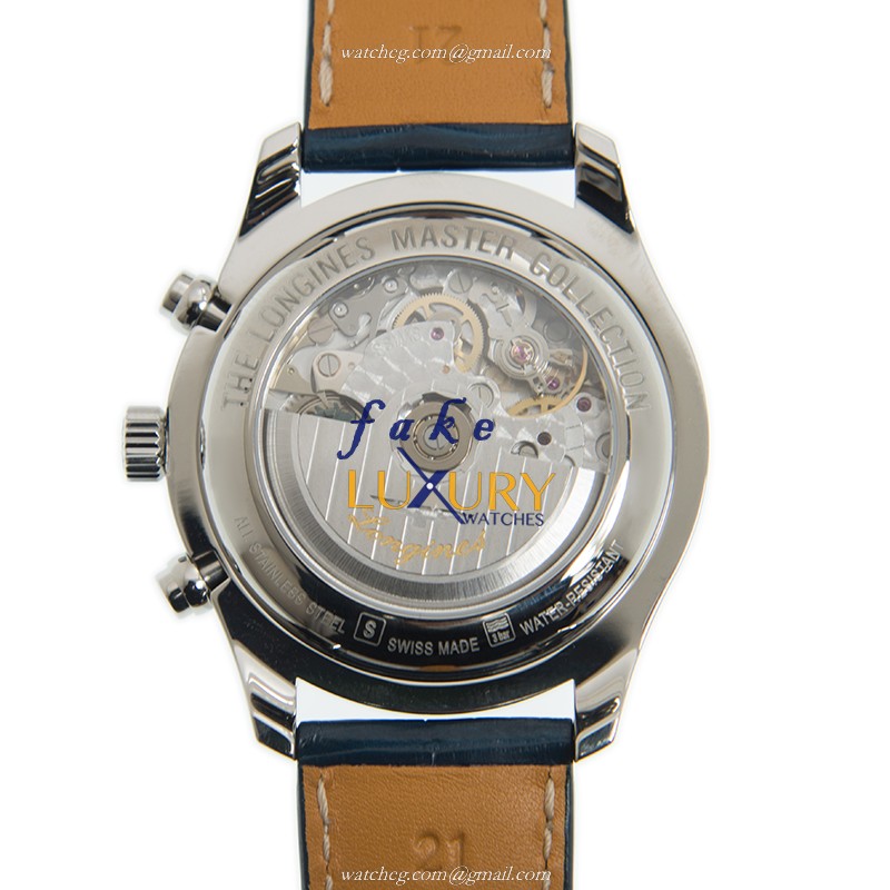 Longines L2.773.4.92.0 Master Automatic Stainless Steel Replica Watch - Swiss Movement, Blue Dial & - Image 3