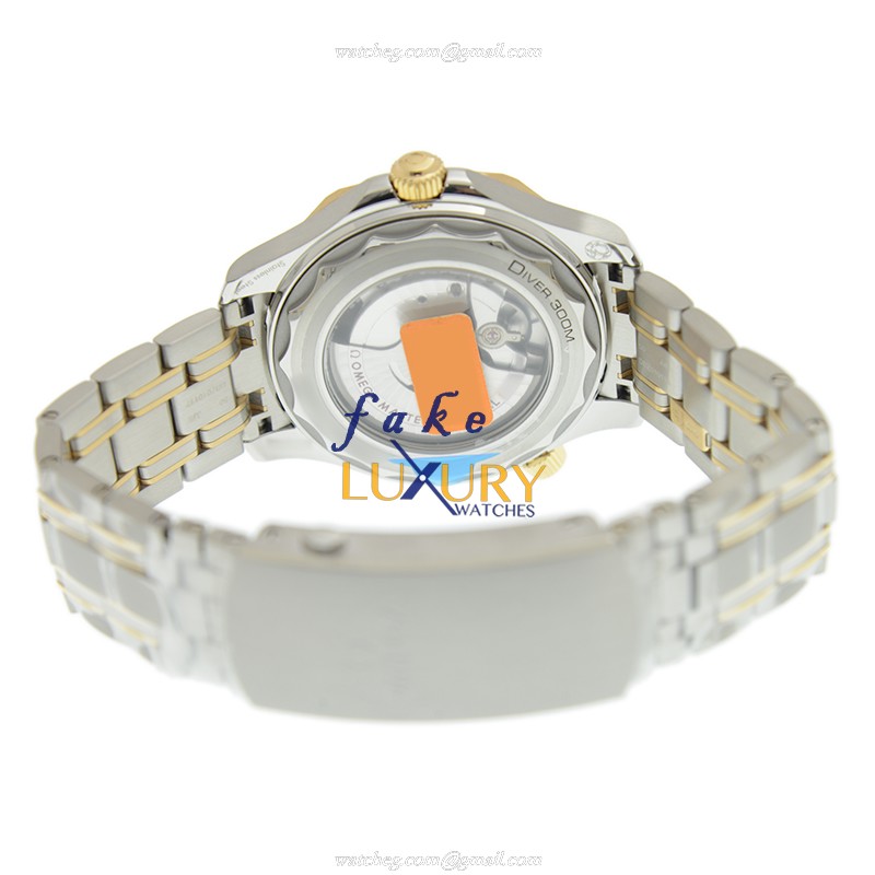 Omega SEAMASTER 210.20.42.20.01.002 Automatic 18kt Gold & Steel - Replica Watch - 42mm - Sapphire - Image 4