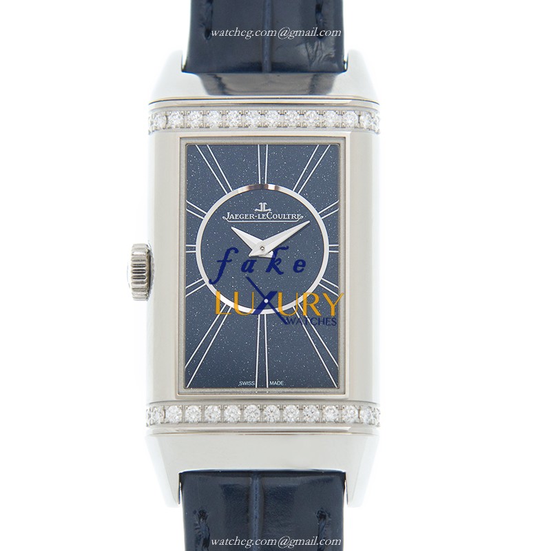 Jaeger-Lecoultre Q3348420 REVERSO Manual Wind Stainless Steel & Diamonds Replica Watch - 20mm - Image 2