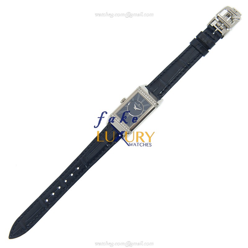 Jaeger-Lecoultre Q3348420 REVERSO Manual Wind Stainless Steel & Diamonds Replica Watch - 20mm - Image 3