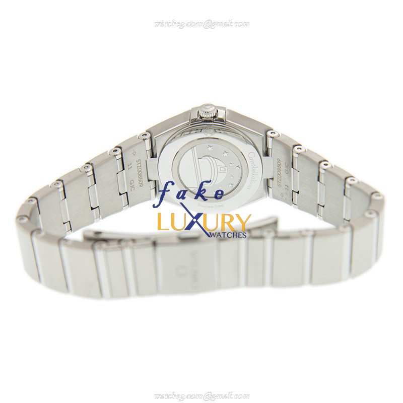 Omega 131.10.25.60.02.001 CONSTELLATION Quartz Steel | 25mm Case | Silver Dial | Folding Clasp - Image 4