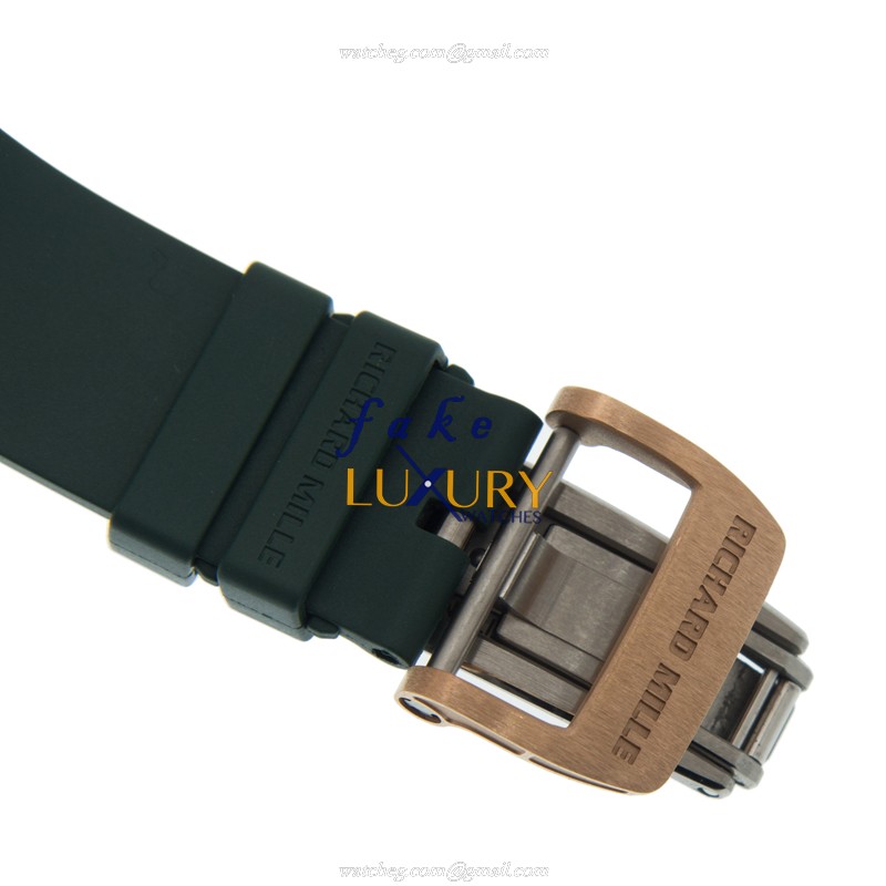Richard Mille RM11-03 RG GREEN Replica Watch, Automatic, Rose Gold Case, Silver Dial - Image 3