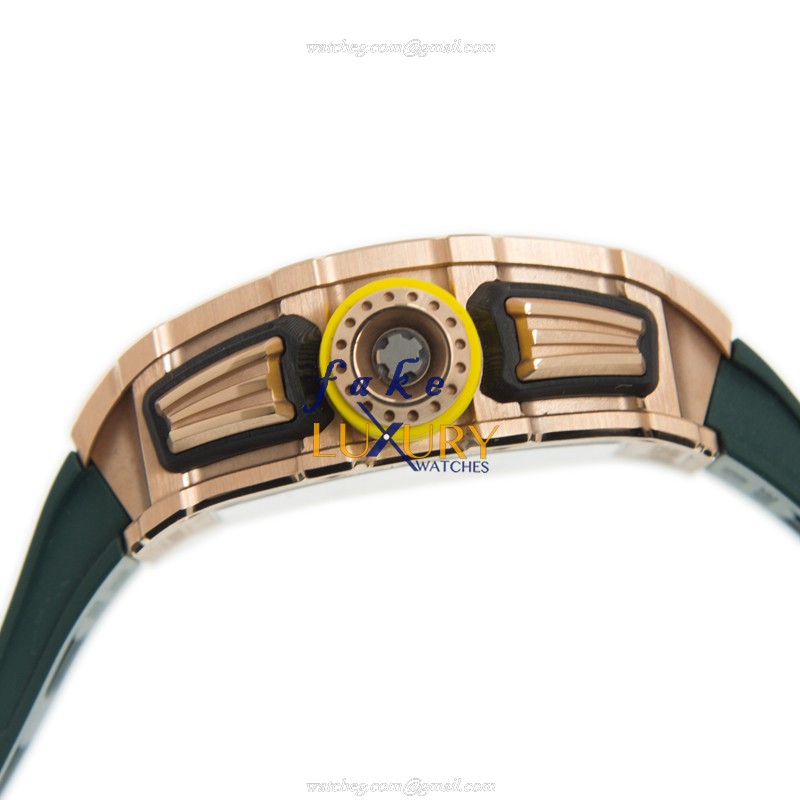 Richard Mille RM11-03 RG GREEN Replica Watch, Automatic, Rose Gold Case, Silver Dial - Image 4