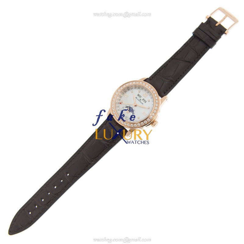 Blancpain 2360-2991A-55A Automatic 18kt Rose Gold Diamond | 2360-2991A-55A | Women | Steel - Image 2