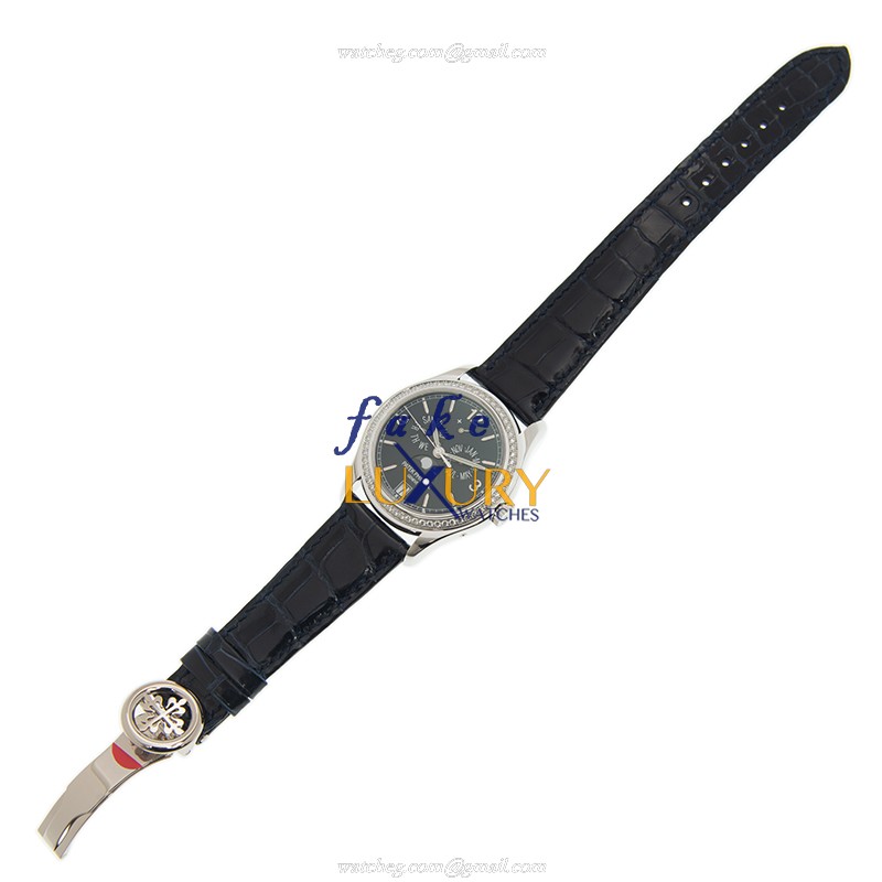 Patek Philippe 5147G-001 - Replica Watch - Automatic - 18kt White Gold Diamond - Blue Dial - Image 2