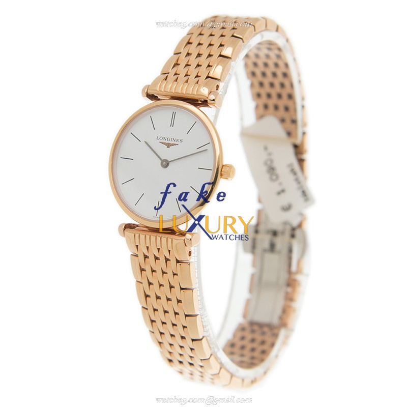 Longines L4.209.1.92.8 Quartz PVD Gold Replica Watch, Automatic, White Dial, Steel Case - Image 2