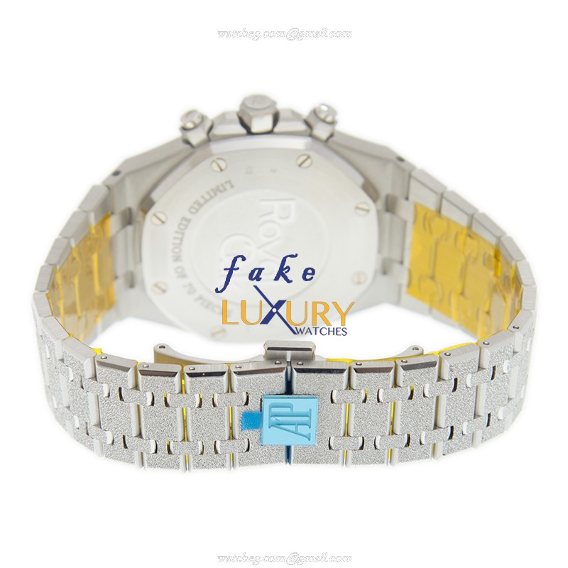 26331BC.GG.1224BC.02 - Audemars Piguet Royal Oak Replica Watch Automatic 41mm Blue Dial White Gold - Image 5