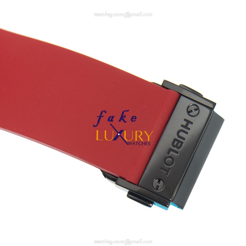 525.CF.0130.RX.ORL19 - Hublot Classic Fusion Replica Watch - Black Dial Red Rubber Strap - Image 4
