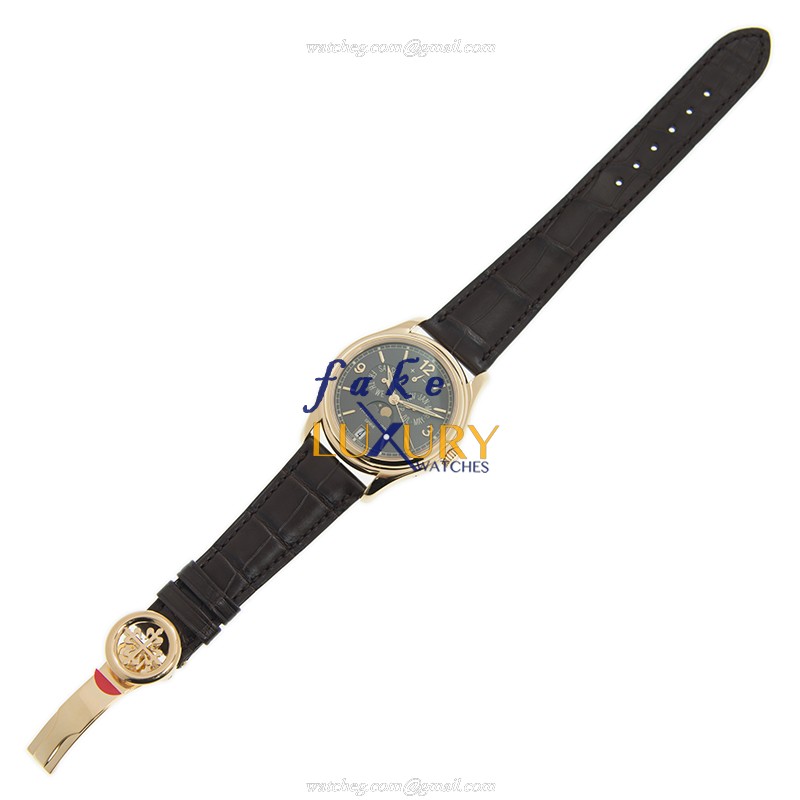 Patek Philippe 5146J-010 - Replica Watch - Automatic - 18kt Yellow Gold - Dark Grey Dial - Image 2