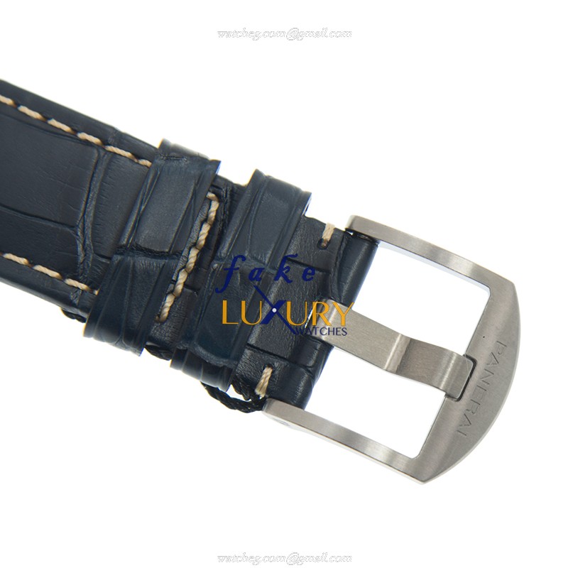 Panerai PAM00926 LUMINOR DUE - Automatic PVD Titanium - Replica Watch - 38mm - Blue Dial & Blue - Image 4