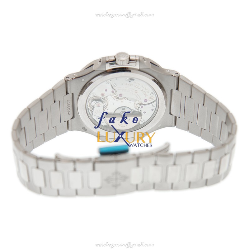 Patek Philippe 5740/1G-001 Nautilus Replica Watch With Blue Dial, White Gold Case Automatic - Image 4