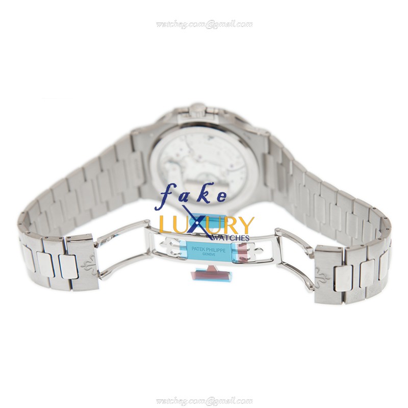 Patek Philippe 5740/1G-001 Nautilus Replica Watch With Blue Dial, White Gold Case Automatic - Image 5