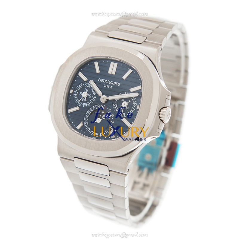Patek Philippe 5740/1G-001 Nautilus Replica Watch With Blue Dial, White Gold Case Automatic - Image 3