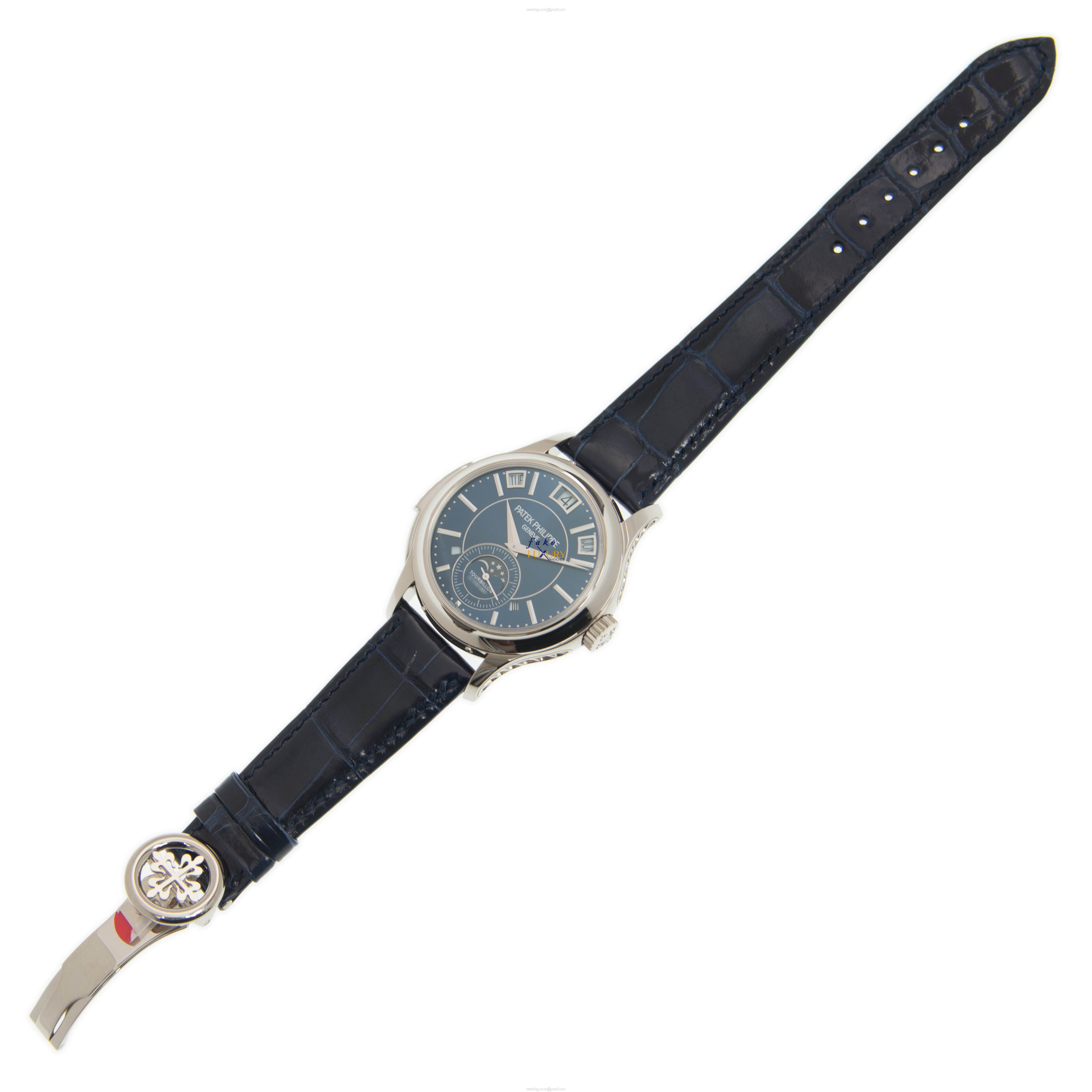 5207G-001 - Patek Philippe Grand Complications Replica Watch - Blue Dial Manual Wind White Gold - Image 2