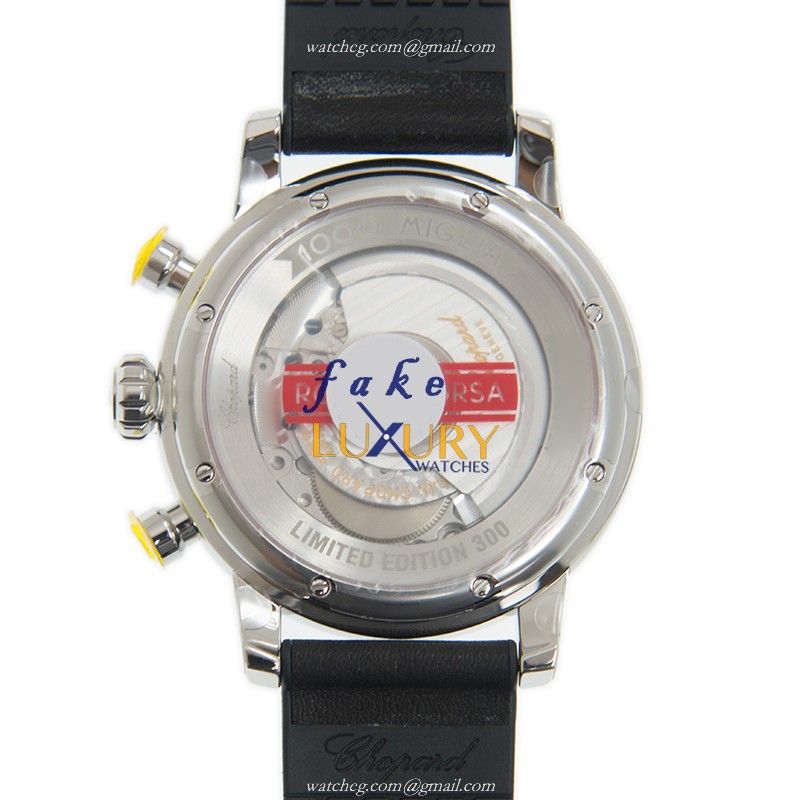 Chopard 168589-3008 MILLE MIGLIA GT XL Automatic Red Dial Stainless Steel Replica Watch - Image 3