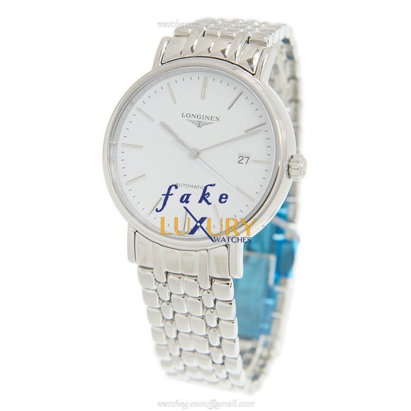 Longines L4.922.4.12.6 PRESENCE Replica Watch With Automatic Movement White Dial Stainless Steel - Image 3