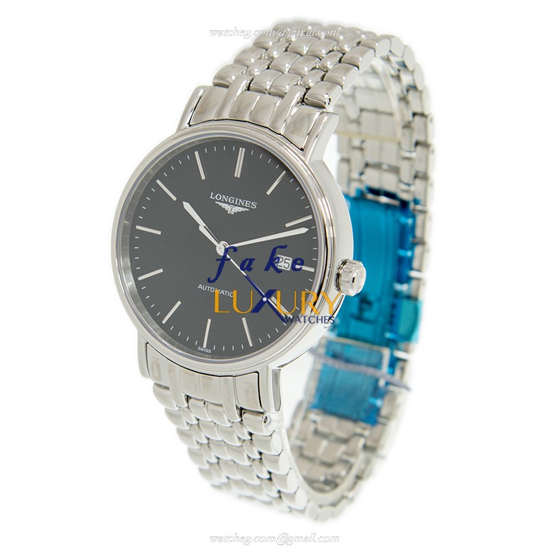 Longines L4.922.4.52.6 PRESENCE Replica Watch - Automatic - 40mm Steel Case - Black Dial - Image 3
