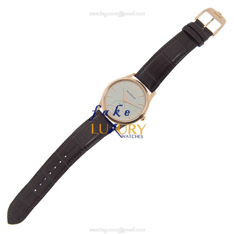 Jaeger-Lecoultre Q1212510 MASTER ULTRA THIN Automatic 18kt Rose Gold | 39mm White Dial Dark Brown - Image 2