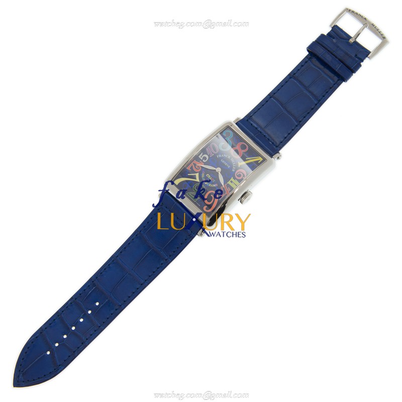 Franck Muller 1200 CH COL DRM AC - BL Ladies Collection - Quartz - Stainless Steel Case - Image 2