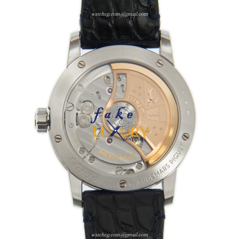 Audemars Piguet 15210BC.OO.A321CR.01 CODE 11.59 Replica Watch, Automatic, Blue Dial, White Gold Case - Image 3