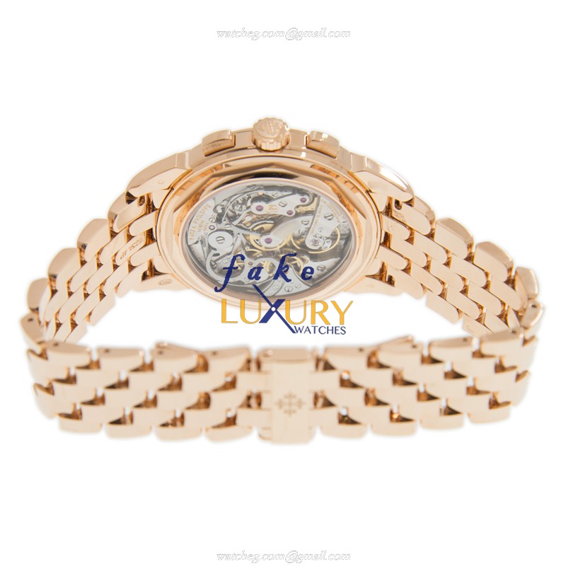 Patek Philippe 5270/1R-001 Grand Complications Replica Watch, Rose Gold Case, Black Dial, Manual - Image 3