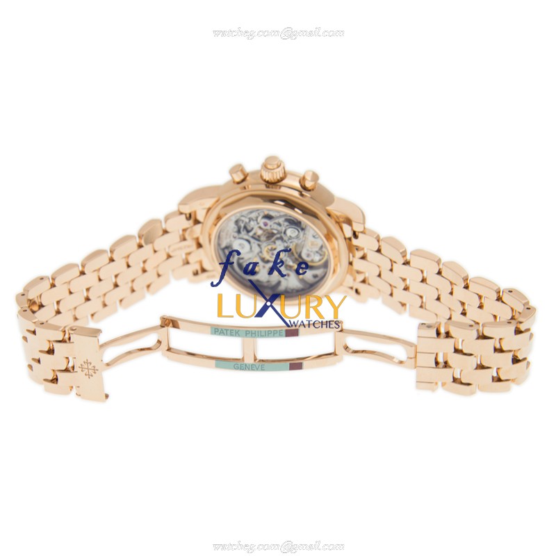 5204-1R-001 - Patek Philippe COMPLICATIONS Replica Watch - 18kt Rose Gold Manual Wind Black Dial - Image 4