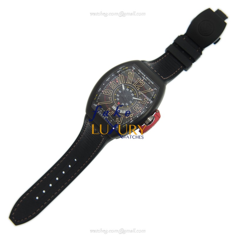 Franck Muller V 45 SC DT LCK TT.NR.MC.BN Replica Watch, Vanguard Automatic, Black Dial, Steel Case - Image 2