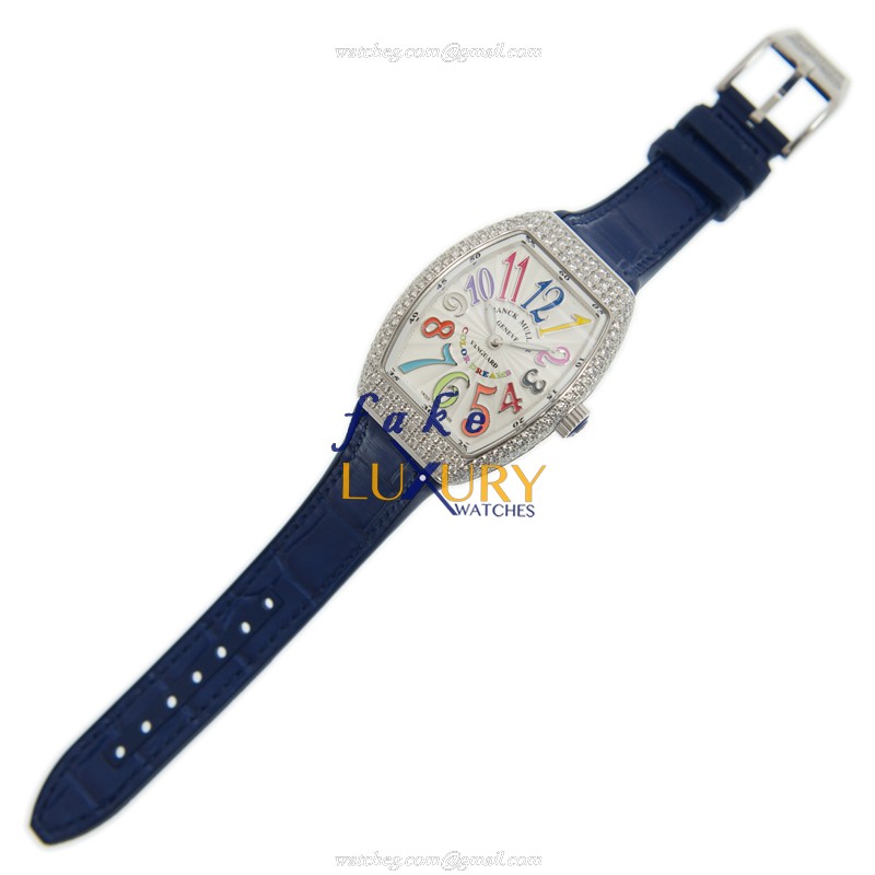 Franck Muller V 32 QZ D COL DRM AC.BU VANGUARD - Replica Watch - Quartz - Stainless Steel and - Image 2