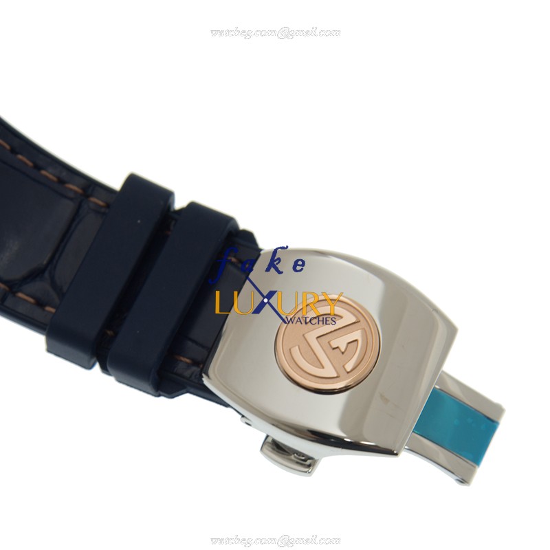 Franck Muller V 45 SC DT YACHTING STG AC.BL - Replica Watch - Blue Dial - Automatic - Steel Case - Image 4