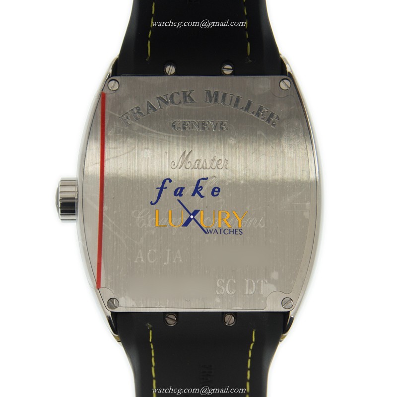 V 45 MB SC DT AC.JA - Franck Muller Vanguard Replica Watch Automatic Gray Dial Steel - Image 3