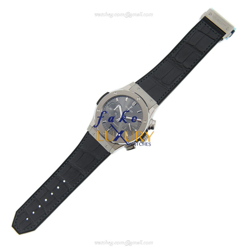 Hublot 521.NX.7071.LR Classic Fusion Automatic Titanium Replica Watch, Gray Dial, Alligator Strap - Image 2