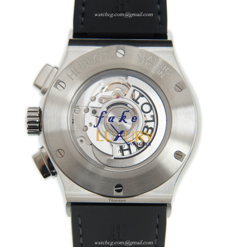 Hublot 521.NX.7071.LR Classic Fusion Automatic Titanium Replica Watch, Gray Dial, Alligator Strap - Image 3