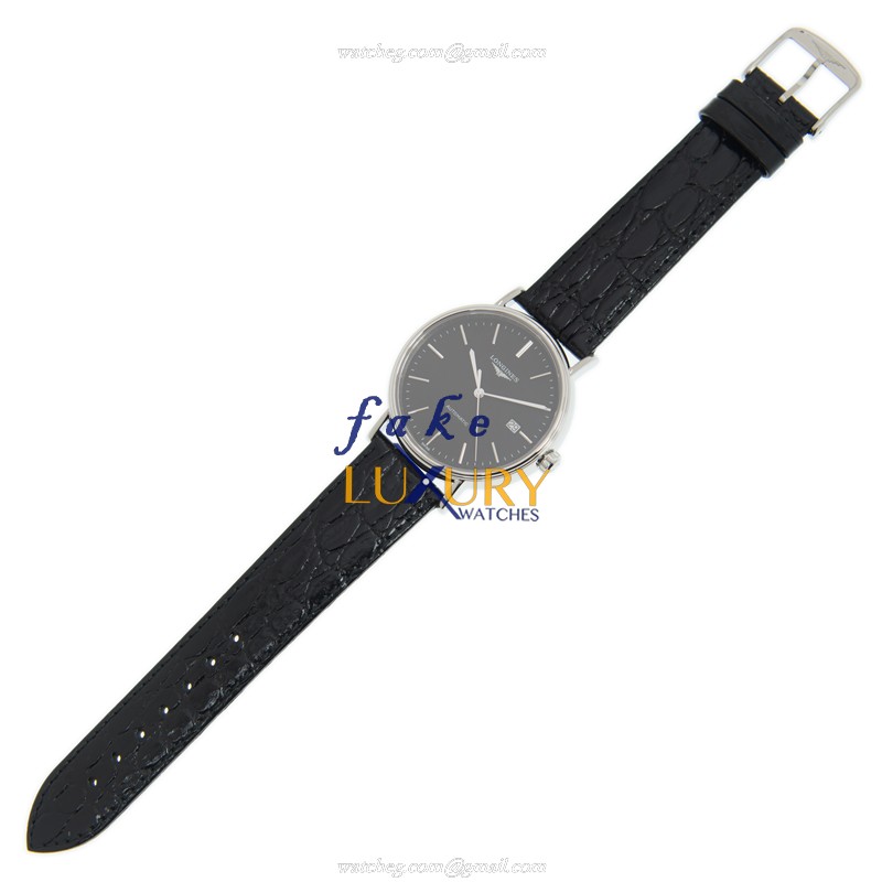 Longines L4.922.4.52.2 Replica Watch, Black Dial, Steel Case, Automatic Movement - Image 2