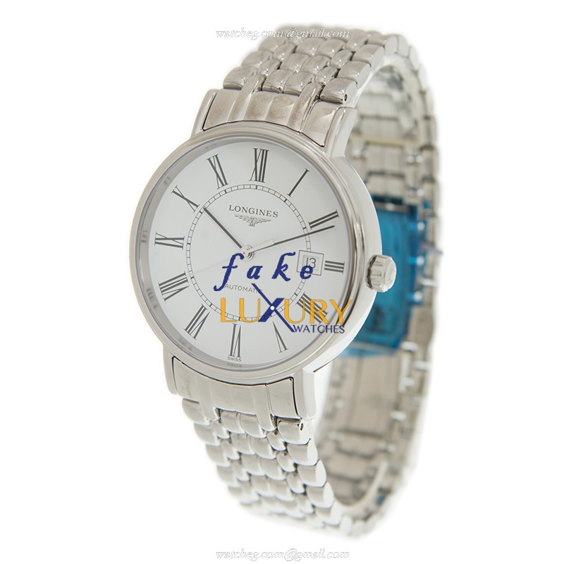 Longines L4.922.4.11.6 PRESENCE Replica Watch Automatic White Dial Stainless Steel Case Silver - Image 3