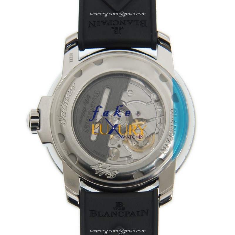 Blancpain 5008B-1130-B52A Fifty Fathoms Replica Watch, Automatic, Black Dial, Rubber Strap - Image 3