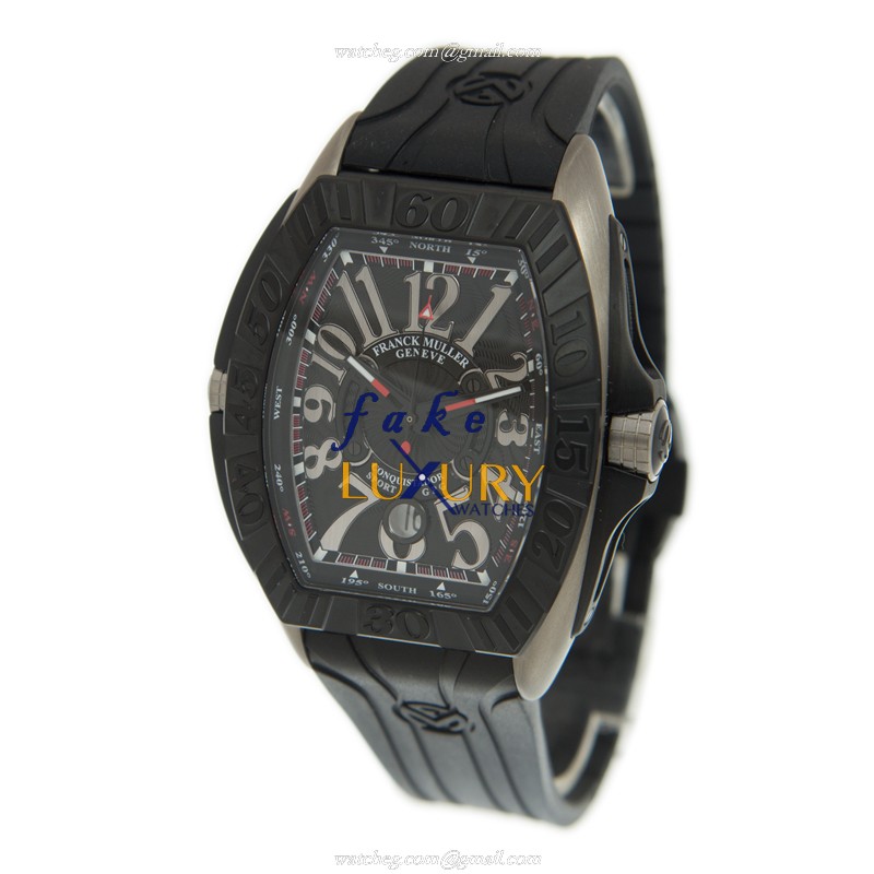 Franck Muller Conquistador GPG 8900 SC DT GPG TT.NR.TT - BLACK Automatic Titanium Replica Watch - Image 3