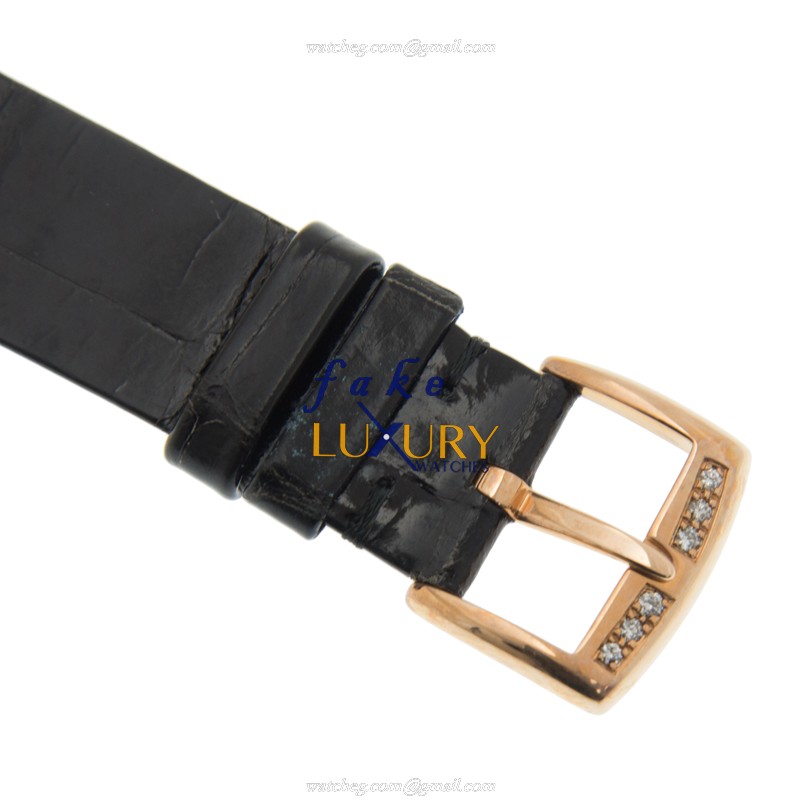 Franck Muller 1638 QZ SNR D CD 5N - Replica Watch - Quartz - 18kt Rose Gold - Orange Leather Strap - Image 4